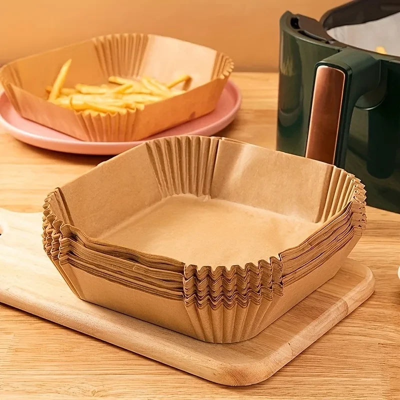 Stop Scrubbing Your Air Fryer Forever! 🙌 8-Inch Square Air Fryer Liners
